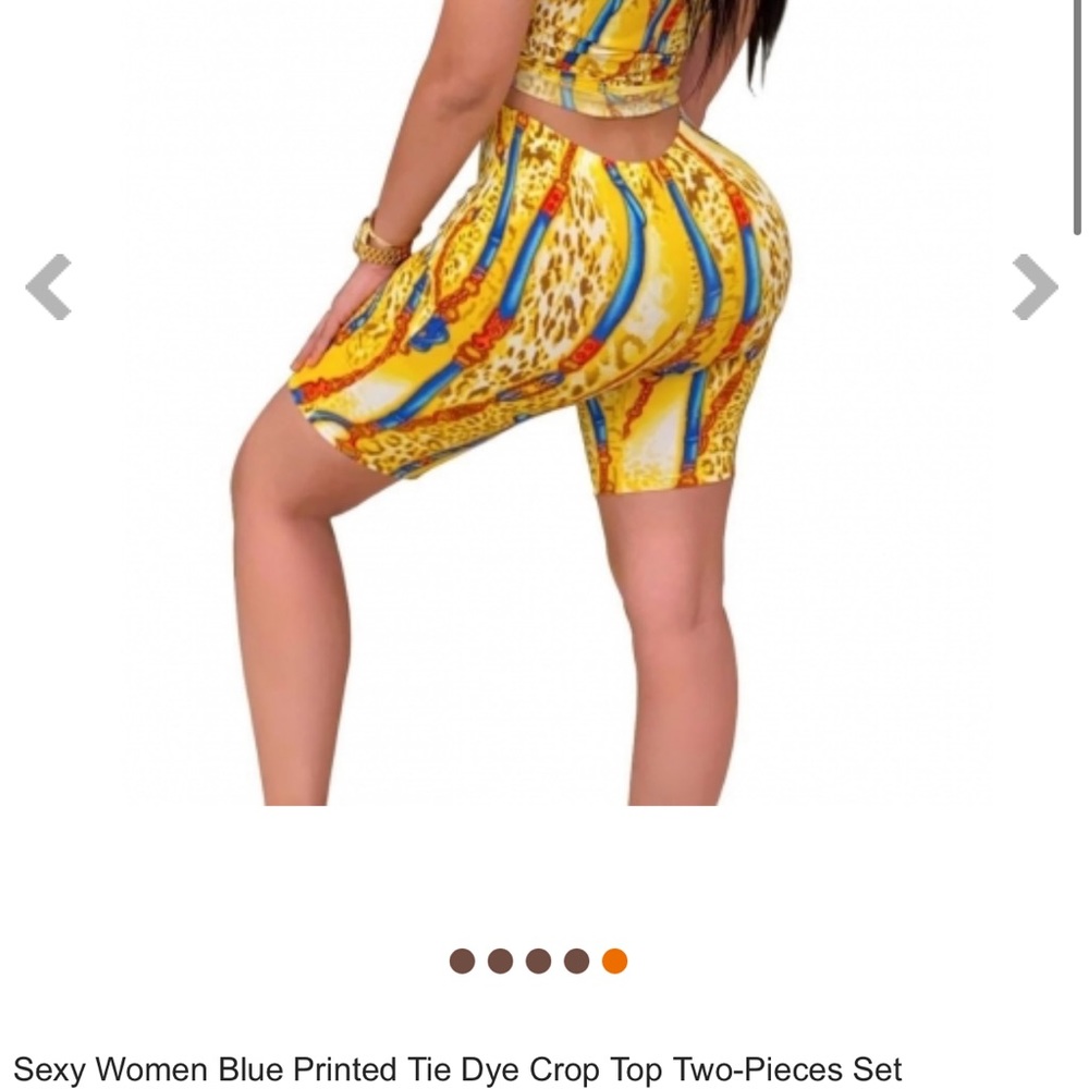 Two piece crop top set